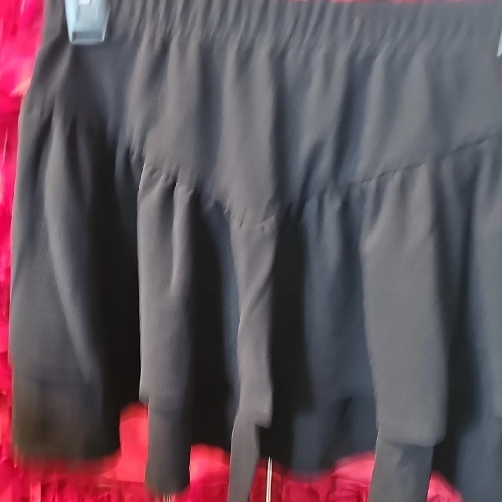 Shein Girls Black Ruffled Skirt Size 11-12 Years NEW